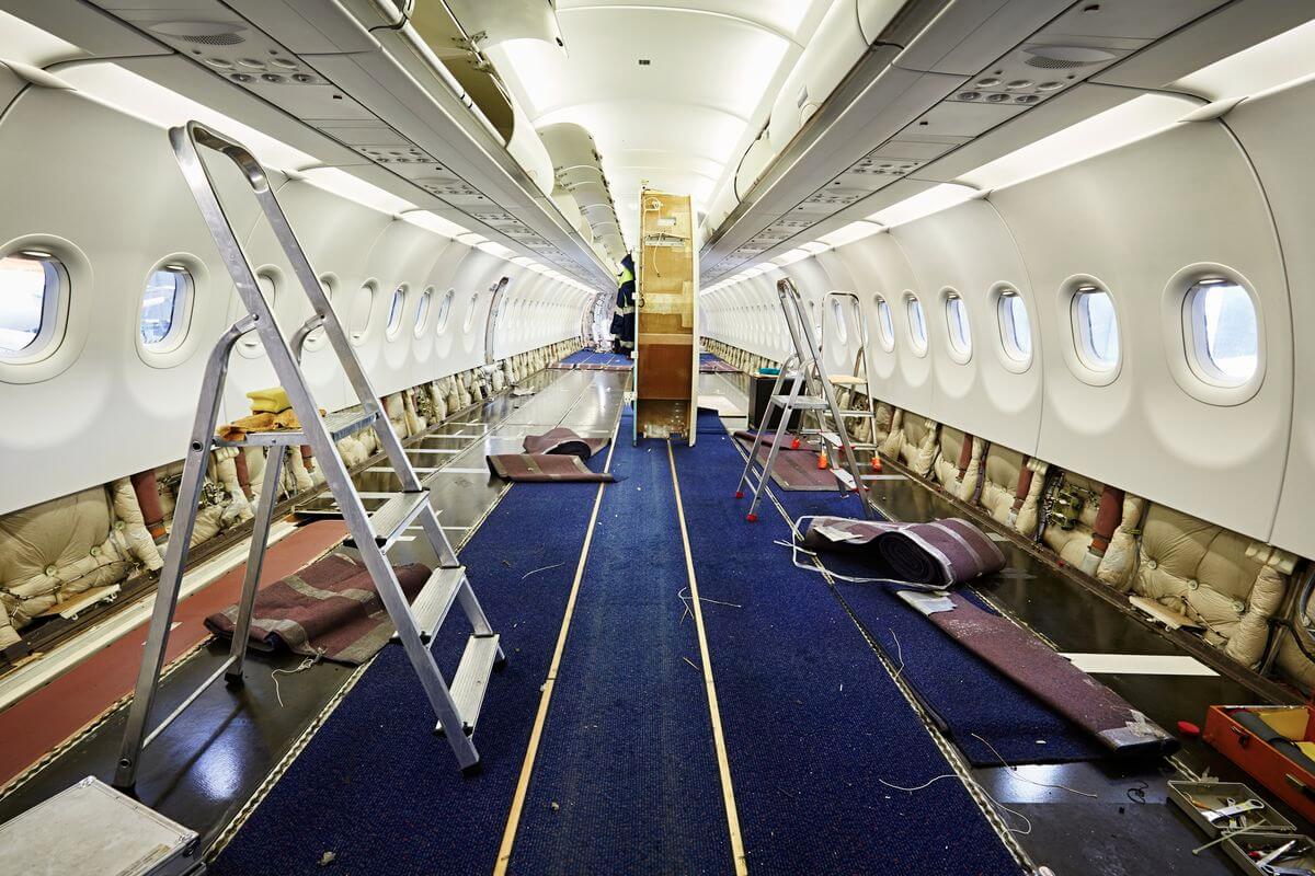 aircraft-cabin-interior-maintenance Flugzeugkabinen Wartung